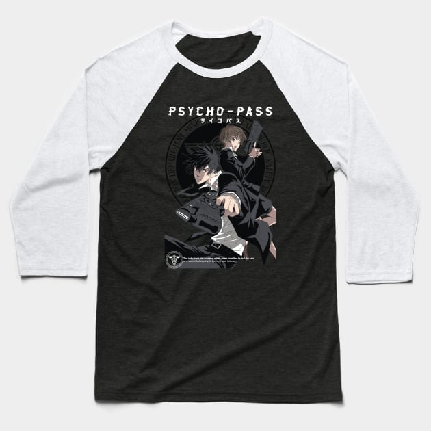 Psycho-Pass 1 Baseball T-Shirt by TrueStory